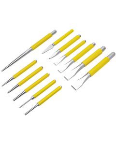 WLMW751 image(0) - Wilmar Corp. / Performance Tool 12 Piece Chisel and Punch Set