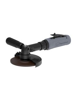 IRT444 image(0) - Ingersoll Rand Extended Air Angle Grinder, 4 Inch Type 27 Wheel, 14,000 RPM, 0.9 HP, 3/8 Inch-24 Thread, Rear Exhaust