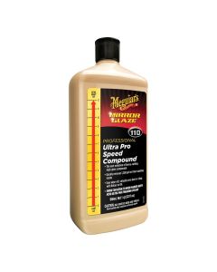 Meguiars Mirror Glaze M11032 Heavy-Cut Ultra Pro Speed Compound, 32 oz Bottle, High Gloss White, Liquid