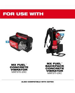 MLW48-37-5012 image(1) - Milwaukee Tool 1-1/4 Inch Concrete Vibrator Head