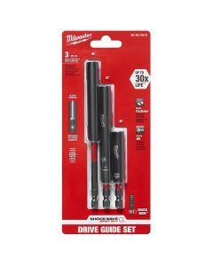 MLW48-32-4519 image(1) - Milwaukee Tool SHOCKWAVE 3PC IMPACT MAGNETIC DRIVE GUIDE SET