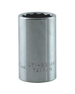 KTI22516 image(1) - K Tool International SOC 1/2 3/8D 12PT SHORT