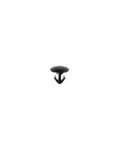 AUVECO 21307 Single Head Type 4 Weatherstrip Retaining Clip, 9 mm Dia Bottom Head, Nylon, Black