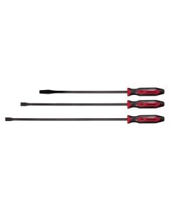 MAY14074 image(0) - Mayhew 3 PC Dominator&reg; Pro Straight & Curved Pry Bar Set