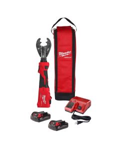 Milwaukee Tool M18 FORCE LOGIC 6T Linear Utility Crimper Kit w/ O-D3 Jaw