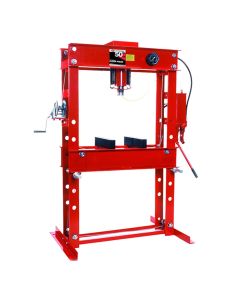 American Forge & Foundry Shop Press - 50 Ton Capacity - Air/Manual 2 Speed Pump w/ Hydraulic Ram