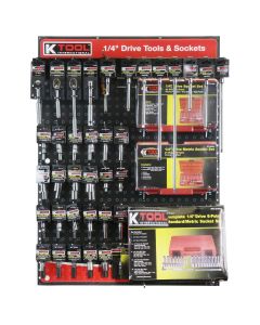 KTI0805 image(2) - K Tool International 1/4" Dr Socket & Tool Display