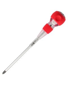 Vessel Tools No.250 Ball Grip Tang-Thru Screwdriver w/Ceramic Ball PH2x150