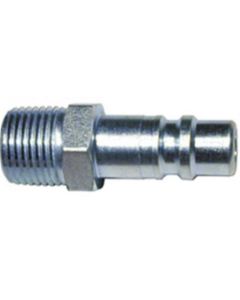 Amflo 1/2" Coupler Plug with 1/2" Male threads I/M Industrial- Pack of 10