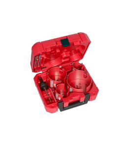 MLW49-56-9285 image(1) - Milwaukee Tool 8 PC BIG HAWG Carbide Teeth Plumber's Hole Saw Kit