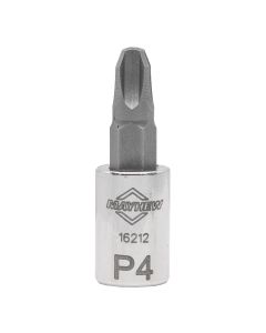 Mayhew Mayhew No. 4 Phillips&reg; Short Insert Socket Bit, 1/4-Inch Drive