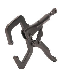 KLE38632 image(0) - Klein Tools C-Clamp Locking Pliers With Standard Jaws, 11-Inch