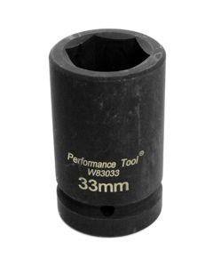 Wilmar Corp. / Performance Tool 1" DR Budd Wheel Socket 33MM