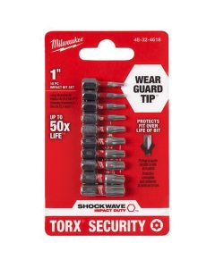 Milwaukee Tool 10-Piece SHOCKWAVE Impact Torx&reg; Security Insert Bit Sets (3 Pack)