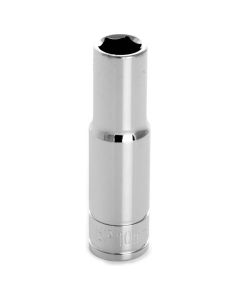 WLMW38410 image(0) - Wilmar Corp. / Performance Tool 3/8" Drive 10mm 6pt Deep Socket