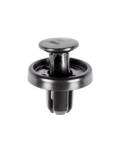 AVC22181 image(0) - AUVECO 22181 Push-Type Hood and Quarter Panel Retainer, 18 mm Dia Head x 10 mm L Stem x 8 mm Hole, Nylon, Black