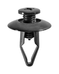AVC16858 image(0) - AUVECO 16858 Push/Screw-Type with Closed End Inner Fender Retainer, 25/32 in Dia Head x 5/16 in Hole, Nylon, Black