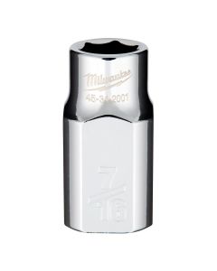 MLW45-34-2001 image(0) - Milwaukee Tool 1/2" Drive 7/16" Socket