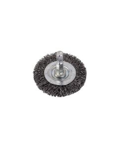 AES1860 image(0) - AES Industries 1860 Coarse Wire Wheel with Shank, 2 in, 1/4 in Shank, Steel