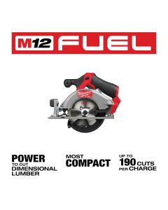 MLW2521-20 image(0) - Milwaukee Tool M12 FUEL 5-3/8 Inch Circular Saw