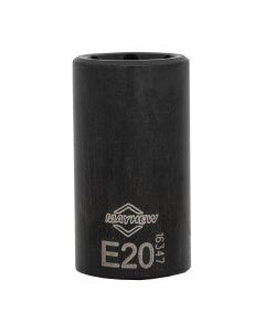 MAY16347 image(1) - Mayhew Mayhew E20 Inverted Torx&reg; Socket Bit, 1/2-Inch Drive