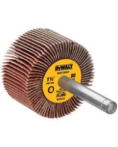 DEWALT 1 1/2-Inch By 1-Inch By 1/4-Inch Hp 80G Flap Wheel