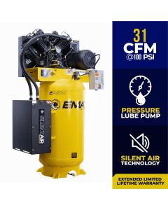 EMXES07V080V1 image(0) - Emax Compressor Compressor 7.5 HP 2 Stg 1 Ph Vert 80 Gal