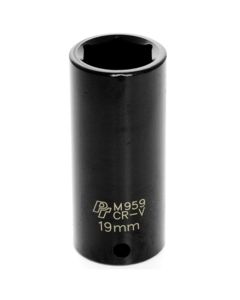 WLMM959 image(0) - Wilmar Corp. / Performance Tool 3/8" Dr Deep Impact Skt 19mm