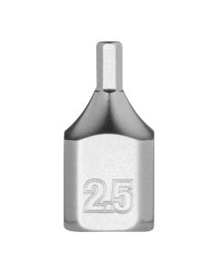 MLW45-34-1129 image(2) - Milwaukee Tool 1/4 Inch Drive 2.5mm Low-Profile Hex Bit Socket