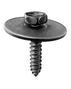 AVC19278 image(0) - AUVECO 19278 Hex Head Sems A/AB Point Tapping Screw, M4.2 x 1.41 mm Screw x 20 mm L, Black Phosphate