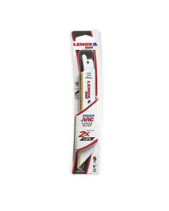 LEX210956118GR image(0) - Lenox Tools Gold Power Arc Curved Metal Cutting Reciprocating Saw Blades 6 Inch 18TPI - 5 Pack