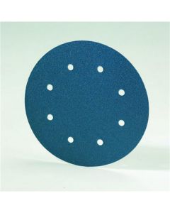 NOR23598 image(0) - Norton BlueFire 23598 H875 Series Vacuum Sanding Disc, 8 in, 36 Grit, Zirconia Alumina, NorGrip