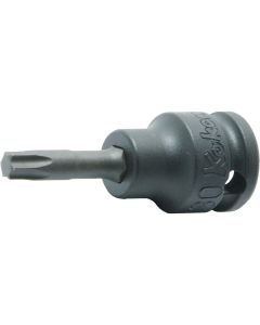 KKN13025-50-T55 image(0) - Ko-ken USA 13025.50-T55 3/8 Sq. Dr. TORX T55 Bit Socket - Length 50mm