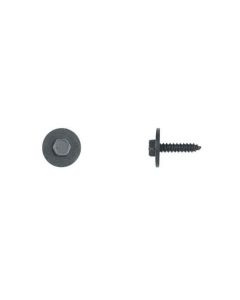 Disco Automotive Hardware 5550PK Trim Screw, M4.2 x 1.41 mm x 20 mm L x 7 mm Indented Hex Head, Black