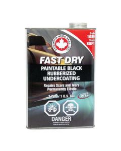 DOMBUF1 image(0) - Dominion Sure Seal BUF1 Super Protector Series Fast Dry Undercoating, 1 gal Can, Black