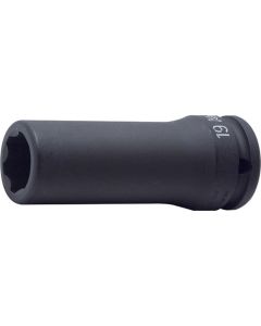 Ko-ken USA 15310M-22 5/8 Sq. Dr. Socket 22mm Surface Length 90mm