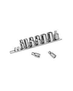 WLMW1338 image(0) - Wilmar Corp. / Performance Tool 9 Pc External Star Skt Set Chr