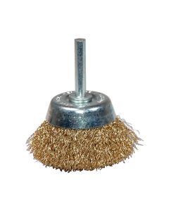 KTI79215 image(1) - K Tool International Brush 2 Inch Crimped Cup Coarse