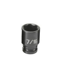 GRE914RS image(1) - Grey Pneumatic 1/4" Surface Drive x 7/16" Standard  Socket