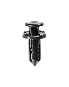 AVCAP20327 image(0) - AUVECO AP20327 Push-Type with Drive Pin Bumper Fascia Retainer, 18 mm Dia Head x 21 mm L Stem, Nylon, Black