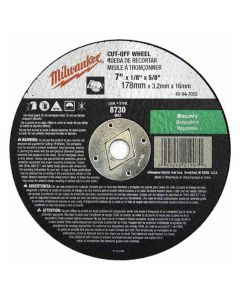 Milwaukee Tool 7" x 3/32" x 5/8" Cut-Off Wheel (Type 1)