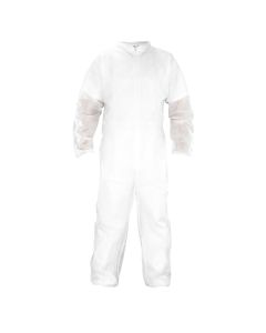 SAS Safety Disp. Lightweight Polypropylene Coveralls, L