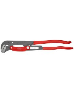 KNP8361020 image(1) - KNIPEX Pipe Wrench Pipe Wrench S-Type w/ Fast Adj.; 22" Push Button Swedish