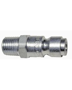 AMFCP7-10 image(1) - Amflo 3/8" Coupler Plug with 1/4" Male threads Automotive T style- Pack of 10