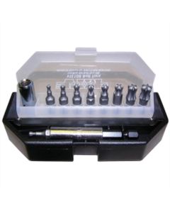 VIMVIS108 image(1) - VIM Tools Ball TORX Bit Set, 11 Piece T10 Thru T50, 1/4Mag.Driver & Bit Holder, Black Box