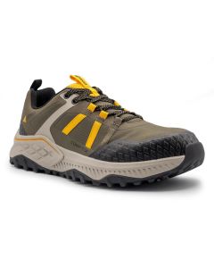 FSIA1222-10.5M image(0) - Avenger Work Boots AERO Trail - Men's  Low Top Shoe - Composite Toe - CT |EH |SR - Olive / Yellow - Size: 10.5 - D - (Regular)