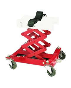 INT3160 image(0) - American Forge & Foundry AFF - Transmission Jack - Screw Rise - 450 Lbs. Capacity - 7 1/4" Min H to 22 1/2" High H - 1/2" Drive Ratchet Driven (Not Included)