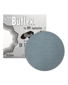 Eagle Abrasives, Inc. Super Buflex 193-1504, 6 in Disc 3000 Grit, Black, Dry, Hook and Loop, No Holes