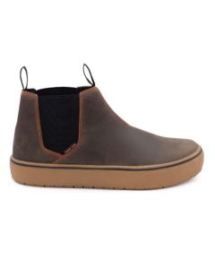 FSIAW7100-8EE image(0) - AIRWALK VENICE - Men's Leather Chelsea Slip On - CT|EH|SF|SR - Buffalo Crazy Horse / Gum - Size: 8 - 2E - (Extra Wide)