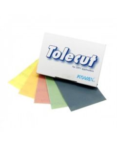 EAG1911527 image(0) - Eagle Abrasives, Inc. KOVAX Tolecut 191-1527 8-Cut File Sheet, 70 mm W x 114 mm L, 800 Grit, Dry, Stickon (PSA) Attachment, Yellow